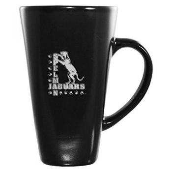 16 oz Square Ceramic Coffee Mug - Spelman jaguars