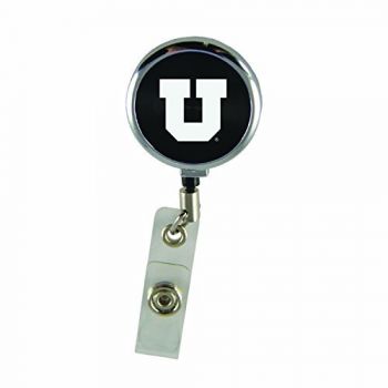 Retractable ID Badge Reel - Utah Utes
