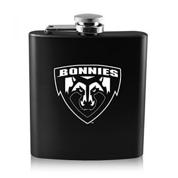 6 oz Stainless Steel Hip Flask - St. Bonaventure Bonnies