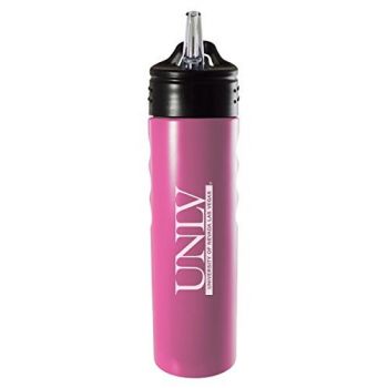 24 oz Stainless Steel Sports Water Bottle - UNLV Rebels