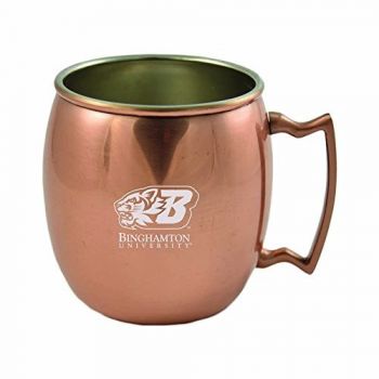 16 oz Stainless Steel Copper Toned Mug - Binghamton Bearcats