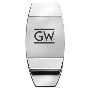 Stainless Steel Money Clip - GWU Colonials