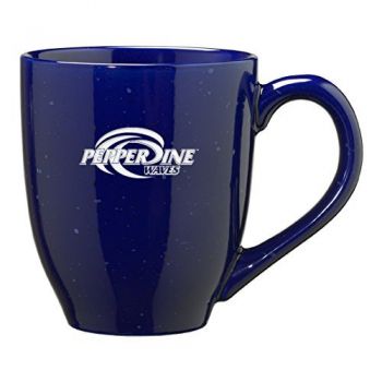 16 oz Ceramic Coffee Mug with Handle - Pepperdine Waves
