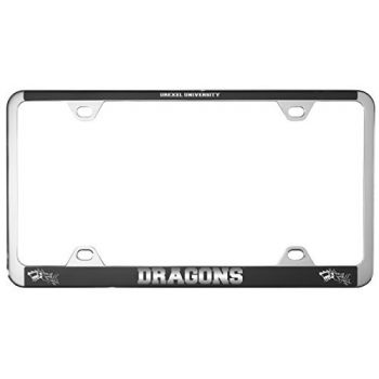 Stainless Steel License Plate Frame - Drexel Dragons
