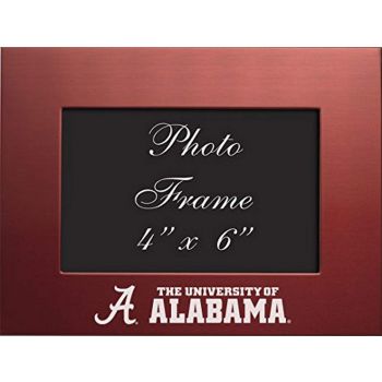 4 x 6  Metal Picture Frame - Alabama Crimson Tide