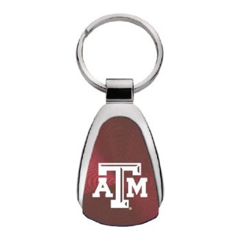 Teardrop Shaped Keychain Fob - Texas A&M Aggies