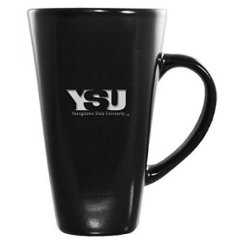 16 oz Square Ceramic Coffee Mug - Youngstown State Penguins