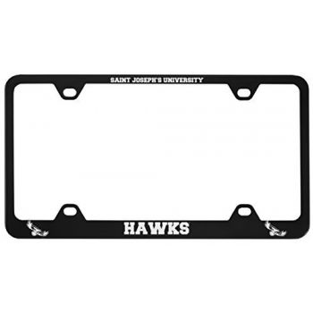 Stainless Steel License Plate Frame - St. Joseph's Hawks