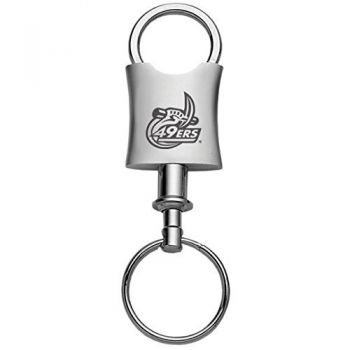 Tapered Detachable Valet Keychain Fob - UNC Charlotte 49ers