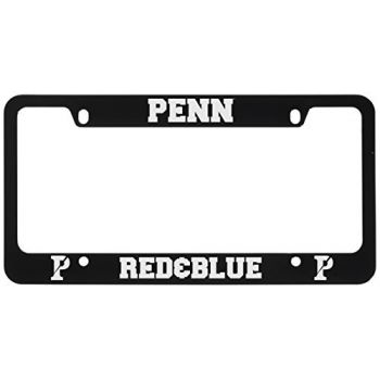 Stainless Steel License Plate Frame - Penn Quakers