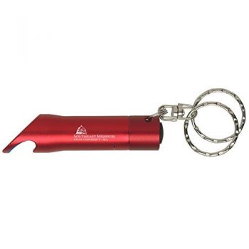 Keychain Bottle Opener & Flashlight - SEASTMO Red Hawks