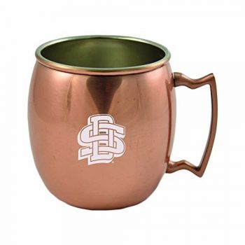 16 oz Stainless Steel Copper Toned Mug - South Dakota State Jackrabbits