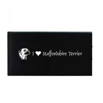 Quick Charge Portable Power Bank 8000 mAh  - I Love My Staffordshire Terrier