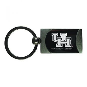 Heavy Duty Gunmetal Keychain - University of Houston