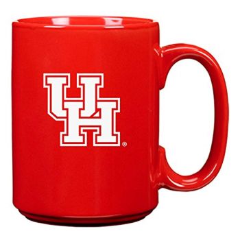 15 oz Ceramic Coffee Mug with Handle - University of Houston