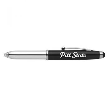 3 in 1 Combo Ballpoint Pen, LED Flashlight & Stylus - PITT State Gorillas