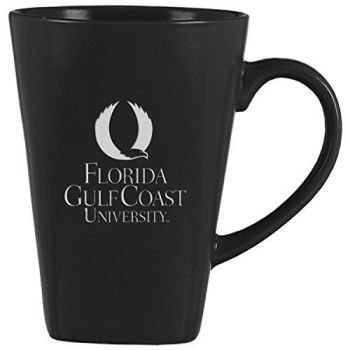 14 oz Square Ceramic Coffee Mug - Florida Gulf Coast Eagles