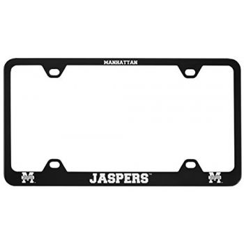 Stainless Steel License Plate Frame - Manhattan College Jaspers