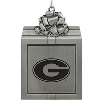 Pewter Gift Box Ornament - Grambling State Tigers