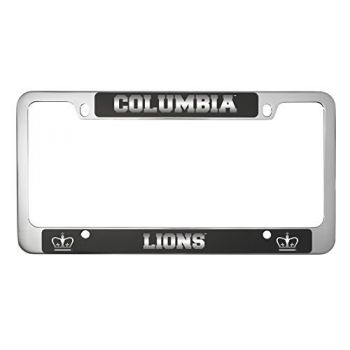 Stainless Steel License Plate Frame - Columbia Lions