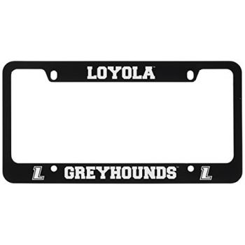 Stainless Steel License Plate Frame - Loyola Maryland Greyhounds