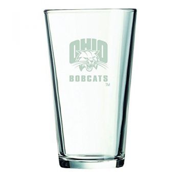 16 oz Pint Glass  - Ohio Bobcats