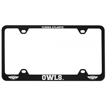 Stainless Steel License Plate Frame - FAU Owls