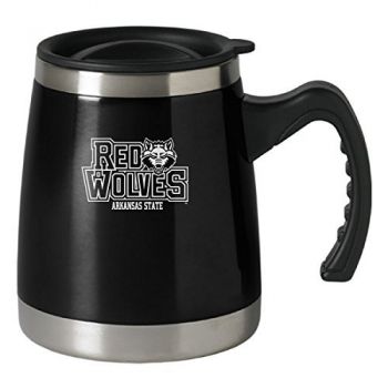 16 oz Stainless Steel Coffee Tumbler - Arkansas State Red Wolves