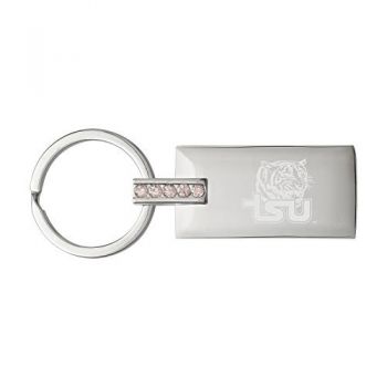 Jeweled Keychain Fob - Tennessee State Tigers
