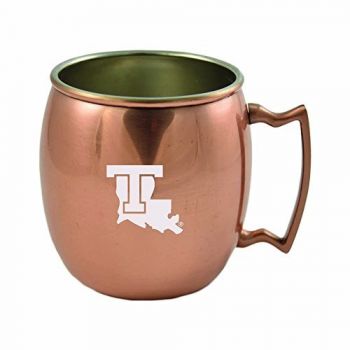 16 oz Stainless Steel Copper Toned Mug - LA Tech Bulldogs