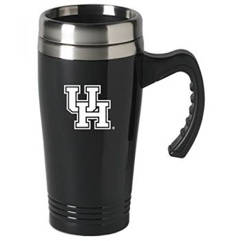 16 oz Stainless Steel Coffee Mug with handle - University of Houston