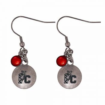 NCAA Charm Earrings - Cornell Big Red