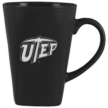14 oz Square Ceramic Coffee Mug - UTEP Miners