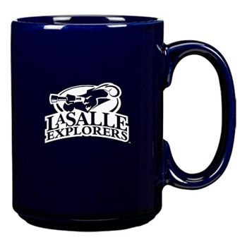 15 oz Ceramic Coffee Mug with Handle - La Salle Explorers