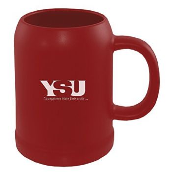 22 oz Ceramic Stein Coffee Mug - Youngstown State Penguins
