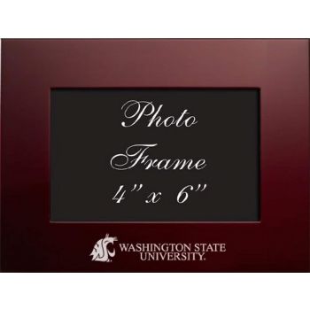 4 x 6  Metal Picture Frame - Washington State Cougars