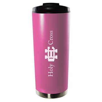 16 oz Vacuum Insulated Tumbler with Lid - Holy Cross Crusaders