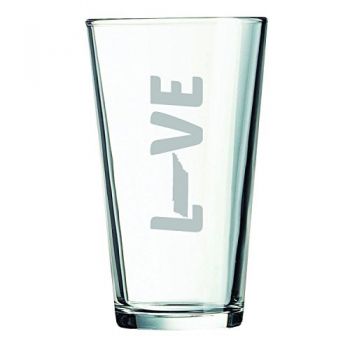 16 oz Pint Glass  - Tennessee Love - Tennessee Love