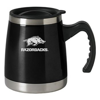 16 oz Stainless Steel Coffee Tumbler - Arkansas Razorbacks