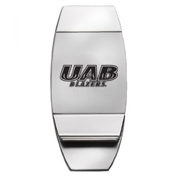 Stainless Steel Money Clip - UAB Blazers
