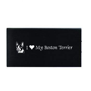 Quick Charge Portable Power Bank 8000 mAh  - I Love My Boston Terrier