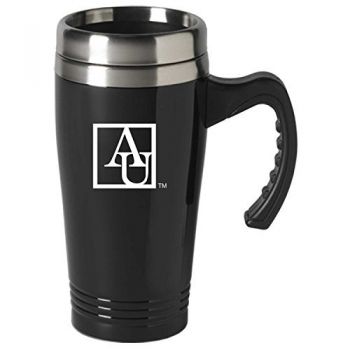 16 oz Stainless Steel Coffee Mug with handle - American University