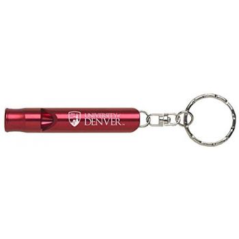 Emergency Whistle Keychain - Denver Pioneers