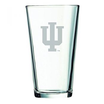 16 oz Pint Glass  - Indiana Hoosiers