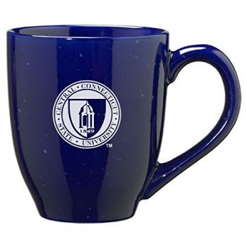 16 oz Ceramic Coffee Mug with Handle - Central Connecticut Blue Devils