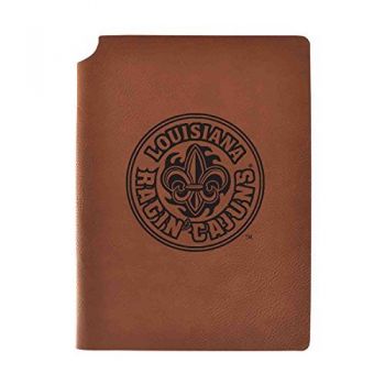 Leather Hardcover Notebook Journal - ULM Ragin' Cajuns