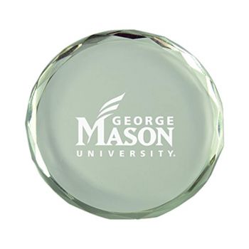 Crystal Paper Weight - George Mason Patriots