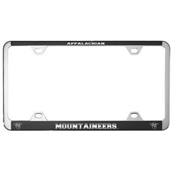 Stainless Steel License Plate Frame - Appalachian State Mountaineers