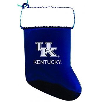 Pewter Stocking Christmas Ornament - Kentucky Wildcats