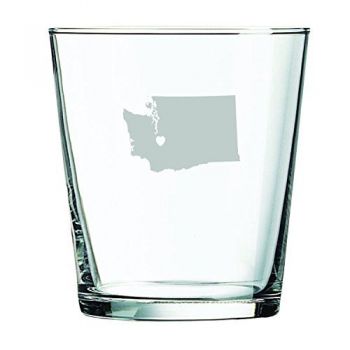 13 oz Cocktail Glass - I Heart Washington - I Heart Washington